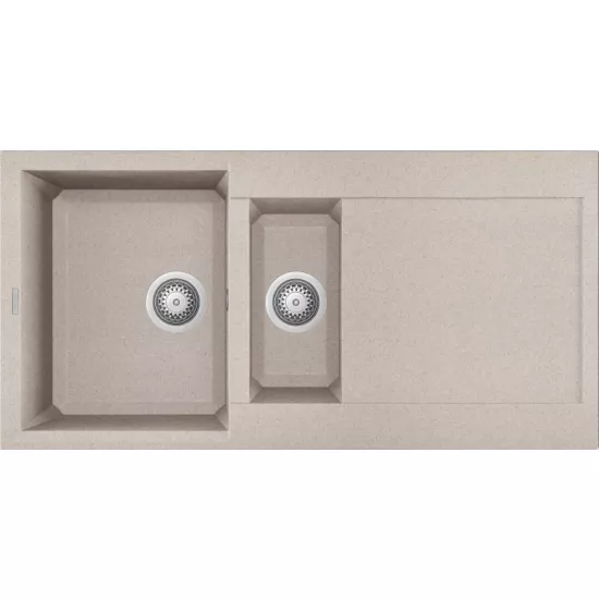 Chiuvetă de bucătărie Elleci Easy 475 1000x500 mm, 51 Avena (LGY47551)