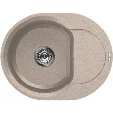Chiuvetă de bucătărie Elleci Easy Round 600 600x470 mm, 51 Avena (LGYR6051)