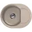 Chiuvetă de bucătărie Elleci Easy Round 600 600x470 mm, 51 Avena (LGYR6051)
