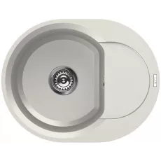 Chiuvetă de bucătărie Elleci Easy Round 600 600x470 mm, 68 Titano (LGYR6068)