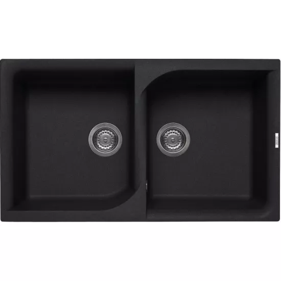 Chiuvetă de bucătărie Elleci Ego 450 860x500 mm, 59 Antracite (LGE45059)