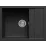 Chiuvetă de bucătărie Elleci Unico 125 650x500 mm, 40 Full Black (LGU12540)