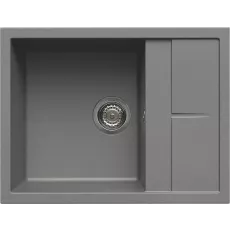 Chiuvetă de bucătărie Elleci Unico 125 650x500 mm, 48 Cemento (LGU12548)