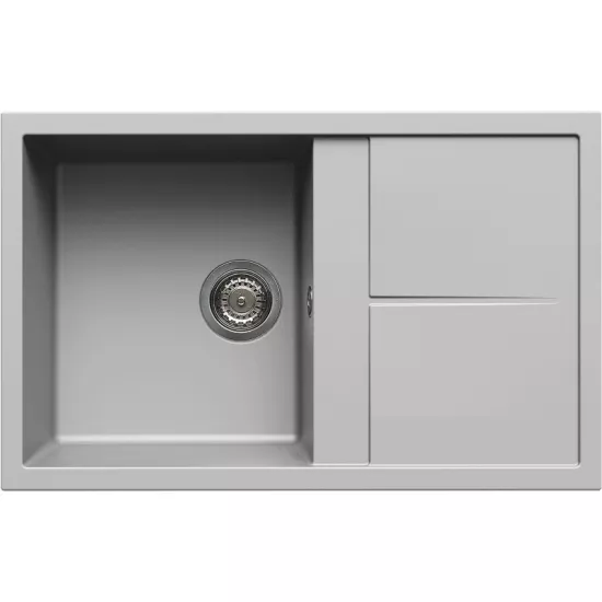 Chiuvetă de bucătărie Elleci Unico 300 790х500 mm, 79 Aluminium (LMU30079)