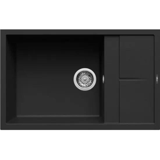 Мойка кухонная Elleci Unico 310 780х500 мм, 40 Full Black (LGU31040)