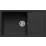 Chiuvetă de bucătărie Elleci Unico 410 860x500 mm, 40 Full Black (LGU41040)