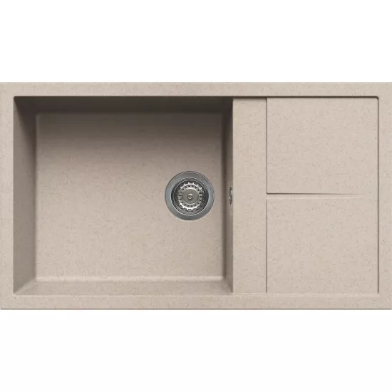 Chiuvetă de bucătărie Elleci Unico 410 860x500 mm, 51 Avena (LGU41051)