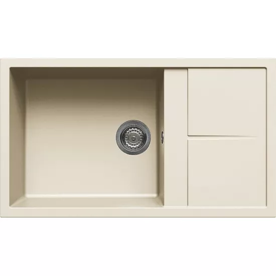 Chiuvetă de bucătărie Elleci Unico 410 860x500 mm, 62 Bianco Antico (LGU41062)