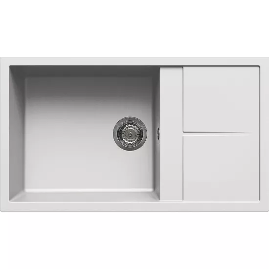 Мойка кухонная Elleci Unico 410 860x500 мм, 68 Bianco (LGU41068)
