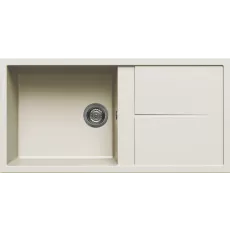 Chiuvetă de bucătărie Elleci Unico 480 1000x500 mm, 62 Bianco Antico (LGU48062)