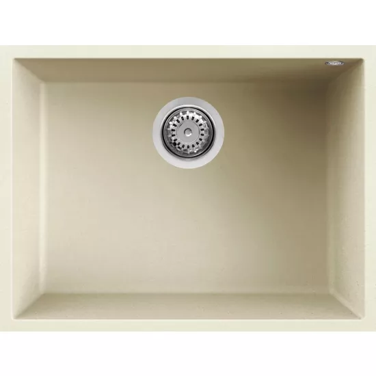 Chiuvetă de bucătărie Elleci Quadra 110 Undermounted 580х480 mm, 62 Bianco Antico (LGQ11062BSO)