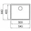 Chiuvetă de bucătărie Elleci Quadra 105 Undermount 540х440 mm, 51 Avena (LGQ10551BSO)