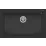 Chiuvetă de bucătărie Elleci Quadra 130 Standart 790x500 mm, 40 Full Black