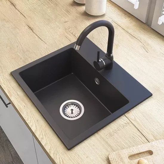 Chiuvetă de bucătărie Granitan Mini 450x420 mm, Black
