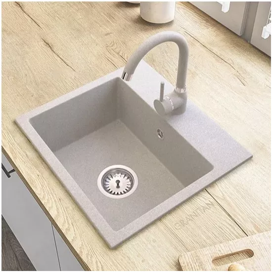 Chiuvetă de bucătărie Granitan Mini 450x420 mm, Beige