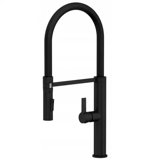 Смеситель для кухни Granitan Full Black