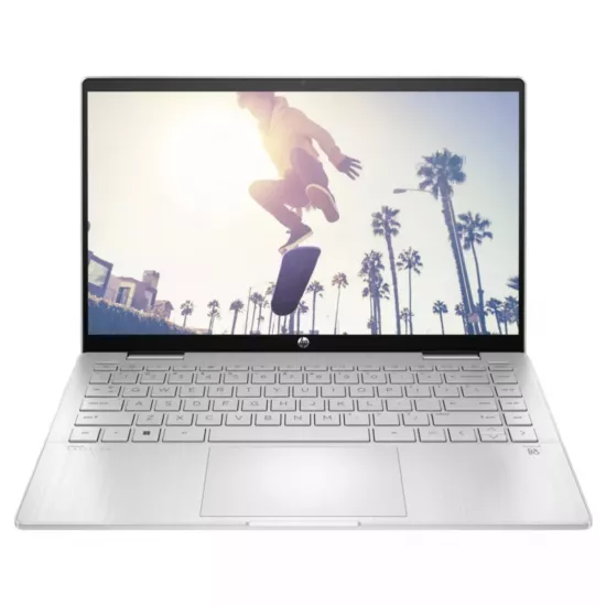 Ноутбук 14" HP Pavilion x360 14-ek2002ci, Natural Silver, Intel Core 7 150U, 16 ГБ/1024 ГБ, FreeDOS