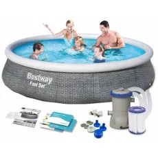 Бассейн надувной Bestway Fast Set 57376 Бассейн надувной Bestway Fast Set 57376