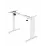 Birou Gaming ET114 WH cu înălțime reglabilă, White