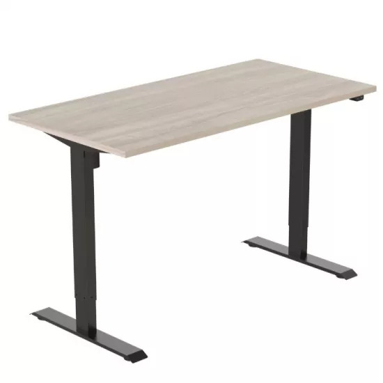 Birou Gaming ET114 BL cu înălțime reglabilă, Grey/Black