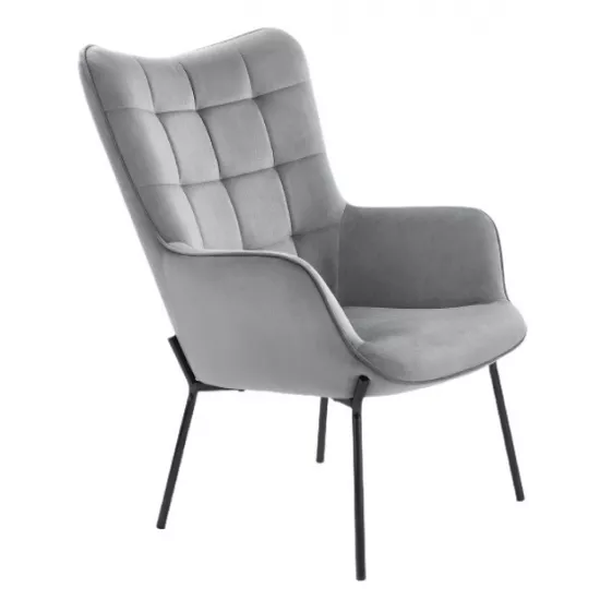 Fotoliu Halmar Castel, Gray