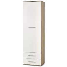 Dulap Halmar Lima REG-1 (60x40x200 cm), Sonoma Oak/White