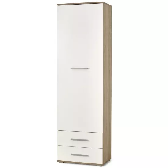Dulap Halmar Lima REG-1 (60x40x200 cm), Sonoma Oak/White