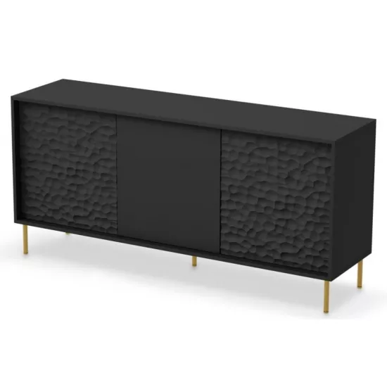 Тумба Halmar Bullet KM-1 (155 см), Черный