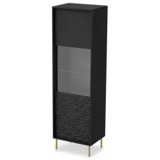 Vitrina Halmar Bullet W-1 (55 cm), Black Vitrina Halmar Bullet W-1 (55 cm), Black