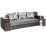 Диван прямой CAM B2+ (250x100) Еврокнижка, Серый