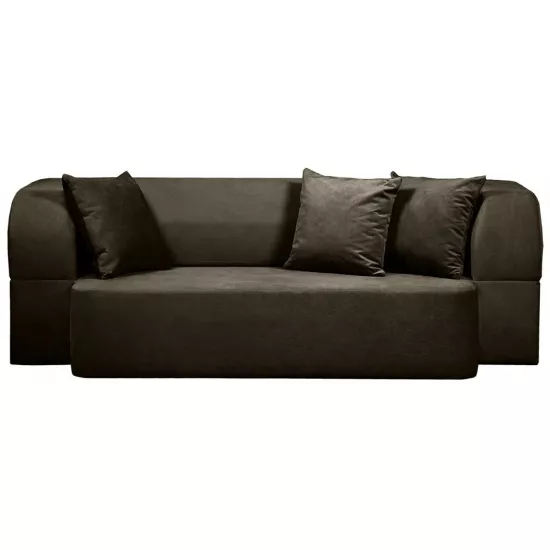 Диван бескаркасный Edka Meteor 180x120x40, M8 Темно-коричневый