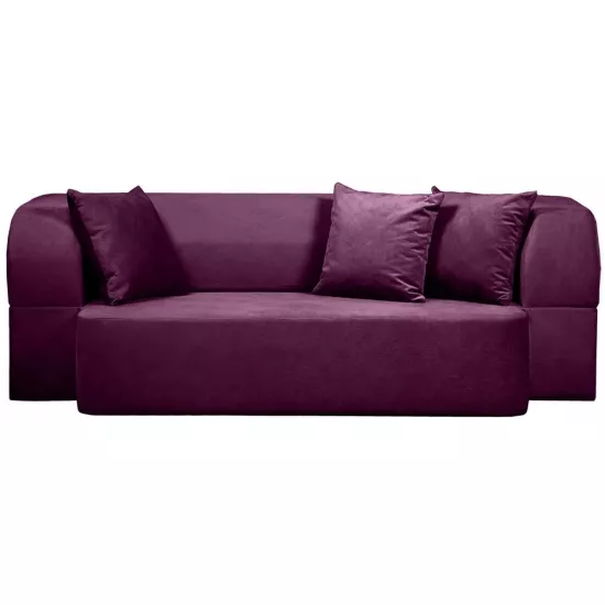 Диван бескаркасный Edka Meteor 180x120x40, M10 Темно-фиолетовый