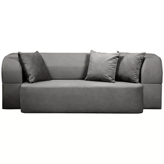 Диван бескаркасный Edka Meteor 180x120x40, M18 Темно-серый