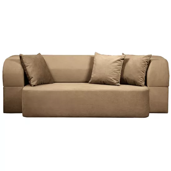 Диван бескаркасный Edka Meteor 200x120x32, M42 Светло-коричневый