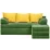 Диван угловой Edka Sirius 200x140x45, M27 Зеленый