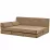 Диван угловой Edka Sirius 200x140x45, M26 Коричневый песочный
