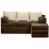 Диван угловой Edka Sirius 220x140x45, M8 Темно-коричневый