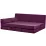 Диван угловой Edka Sirius 220x140x45, M10 Темно-фиолетовый