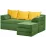 Диван угловой Edka Sirius 220x140x45, M27 Зеленый