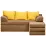 Диван угловой Edka Sirius 220x140x45, M7 Коричневый