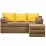 Диван угловой Edka Sirius 220x140x45, M26 Коричневый песочный