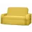 Диван бескаркасный Edka Terra 160x200x30, M13 Солнечно-желтый