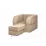 Кресло Edka Terra 90x180x30 раскладное, M7 Коричневый