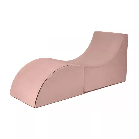 Шезлонг Edka Relax, M19 Пудра-розовая