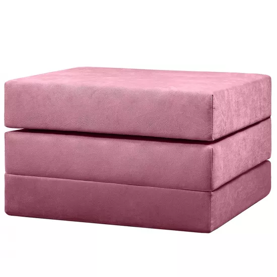 Пуф Edka 3 раскладной, M36 Розовый