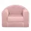 Fotoliu copii Edka Star Kids extensibil M19 Roz pudrat