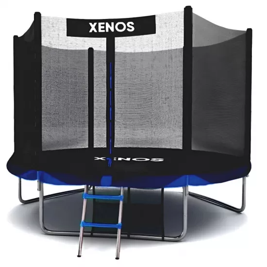 Батут Xenos XT-10FT, 305 см, внешняя сетка, Blue