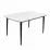 Masă pentru bucătărie DP Tori extensibila, White