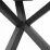 Masă pentru bucătărie DP Aiza extensibila, Black