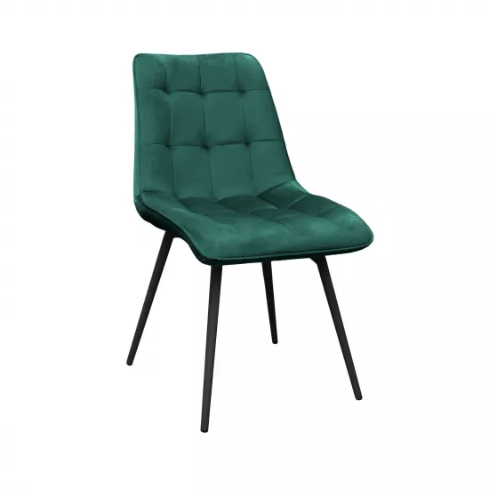 Стул Decoprim Capella, Dark Green HLR57/Black leg